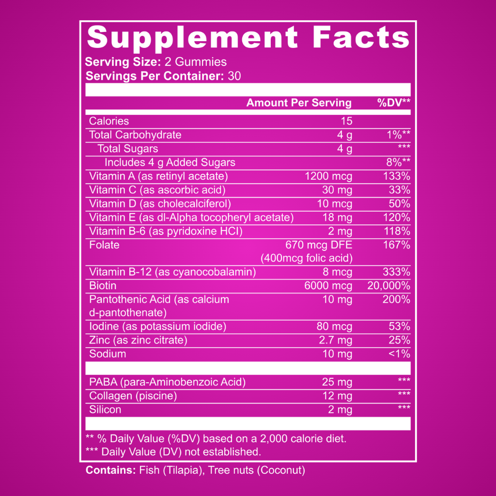 Hair, Skin & Nails Gummies